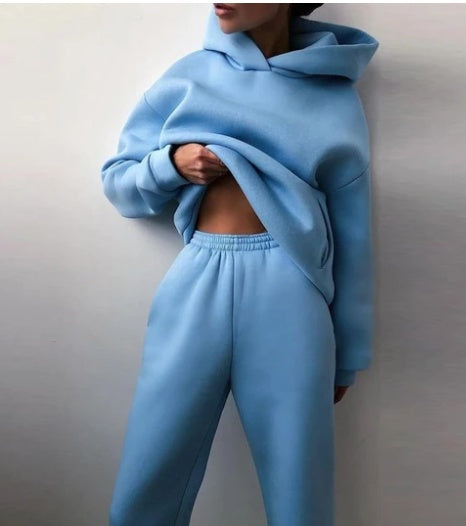 Luna Oversized Hoodie Two-Piece Sweatsuit