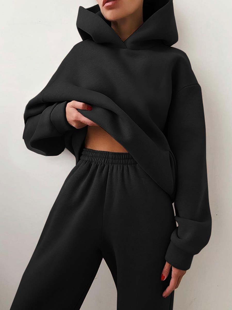 Luna Oversized Hoodie Two-Piece Sweatsuit