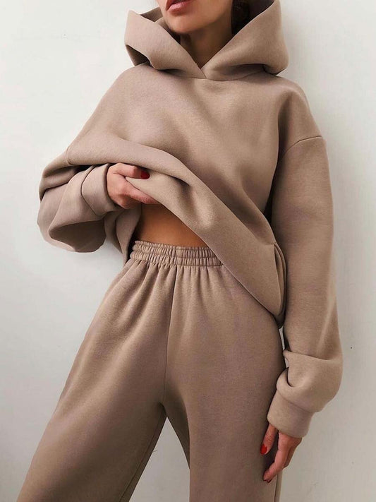 Luna Oversized Hoodie Two-Piece Sweatsuit