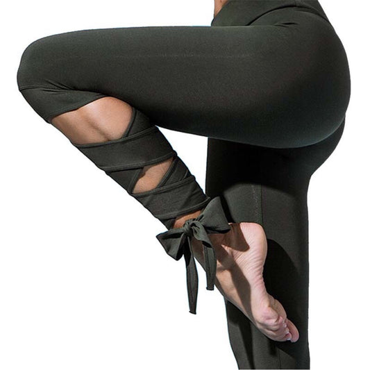 Ballet Bandage Yoga Leggings