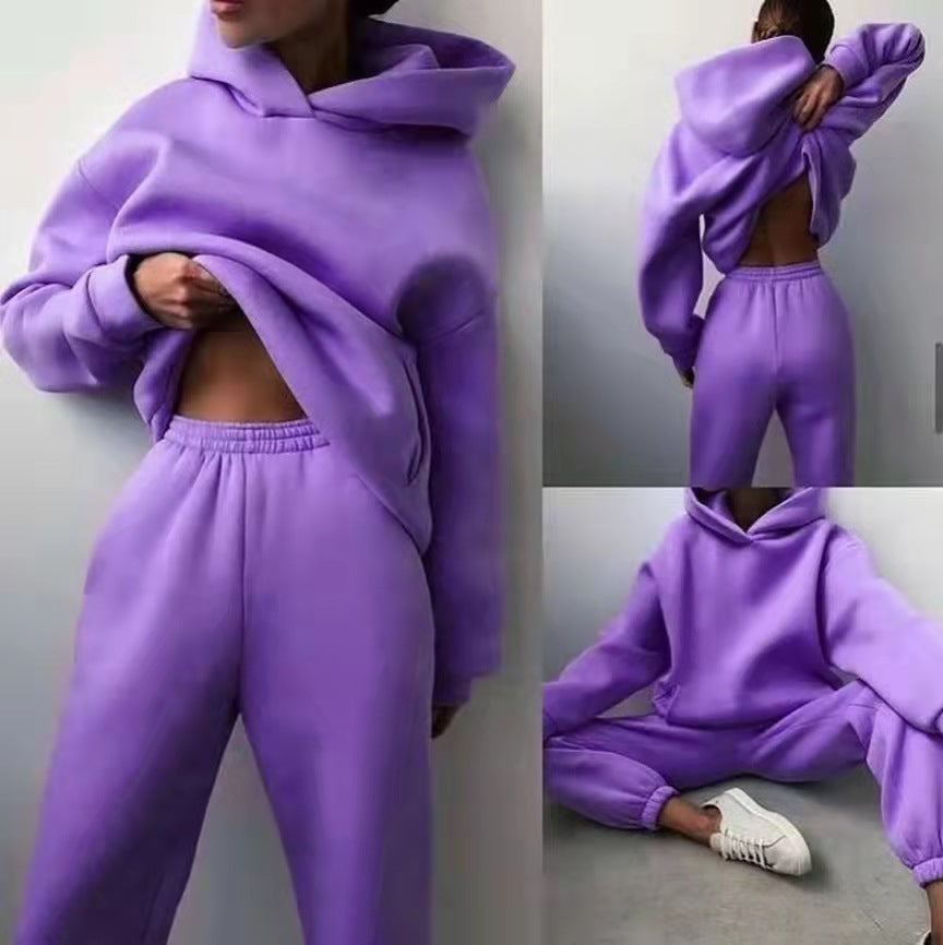 Luna Oversized Hoodie Two-Piece Sweatsuit