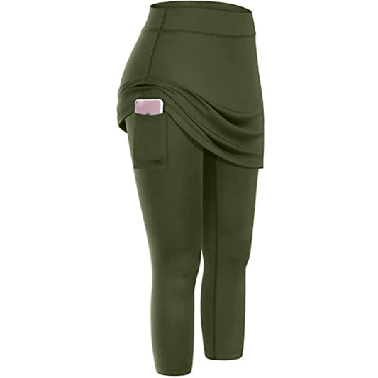 Skirted Yoga Legging with Pockets